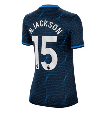 Chelsea Nicolas Jackson #15 Bortatröja Dam 2023-24 Kortärmad